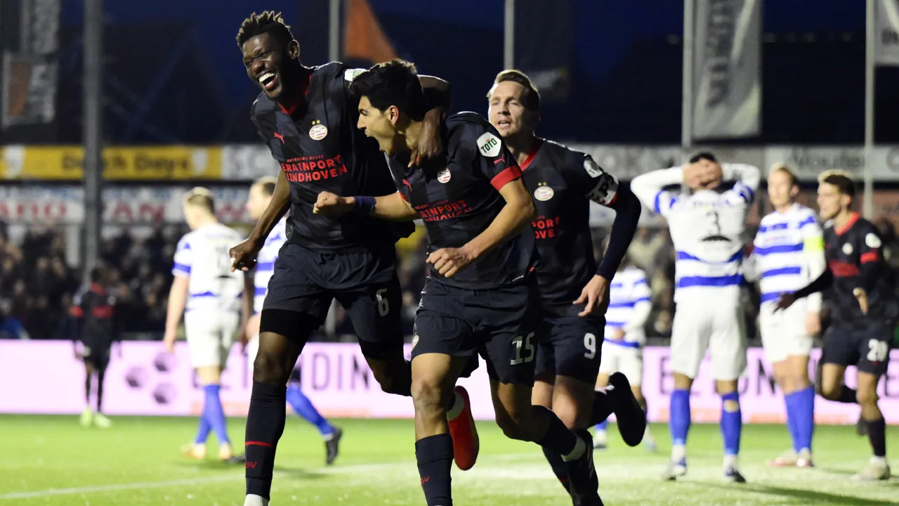 PSV opnieuw bekerfinalist na 1-2 overwinning op Spakenburg