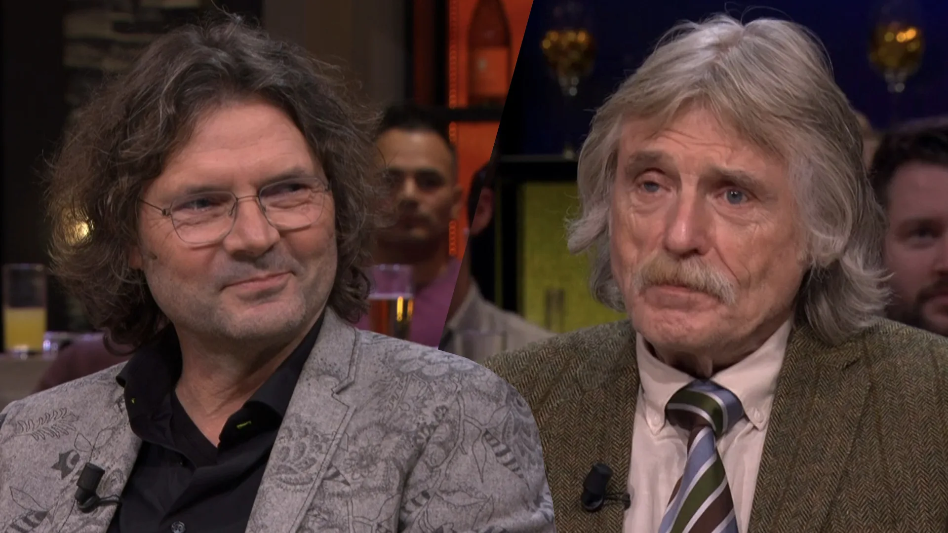 Johan Derksen neemt kritiek Job Knoester op Koeman niet serieus: ‘Jij hebt alleen bij TBS gespeeld’