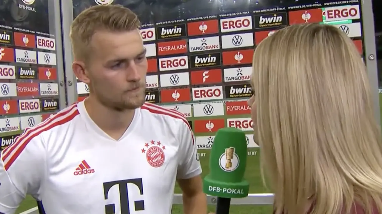 Video: De Ligt maakt indruk met interview in vloeiend Duits en Engels