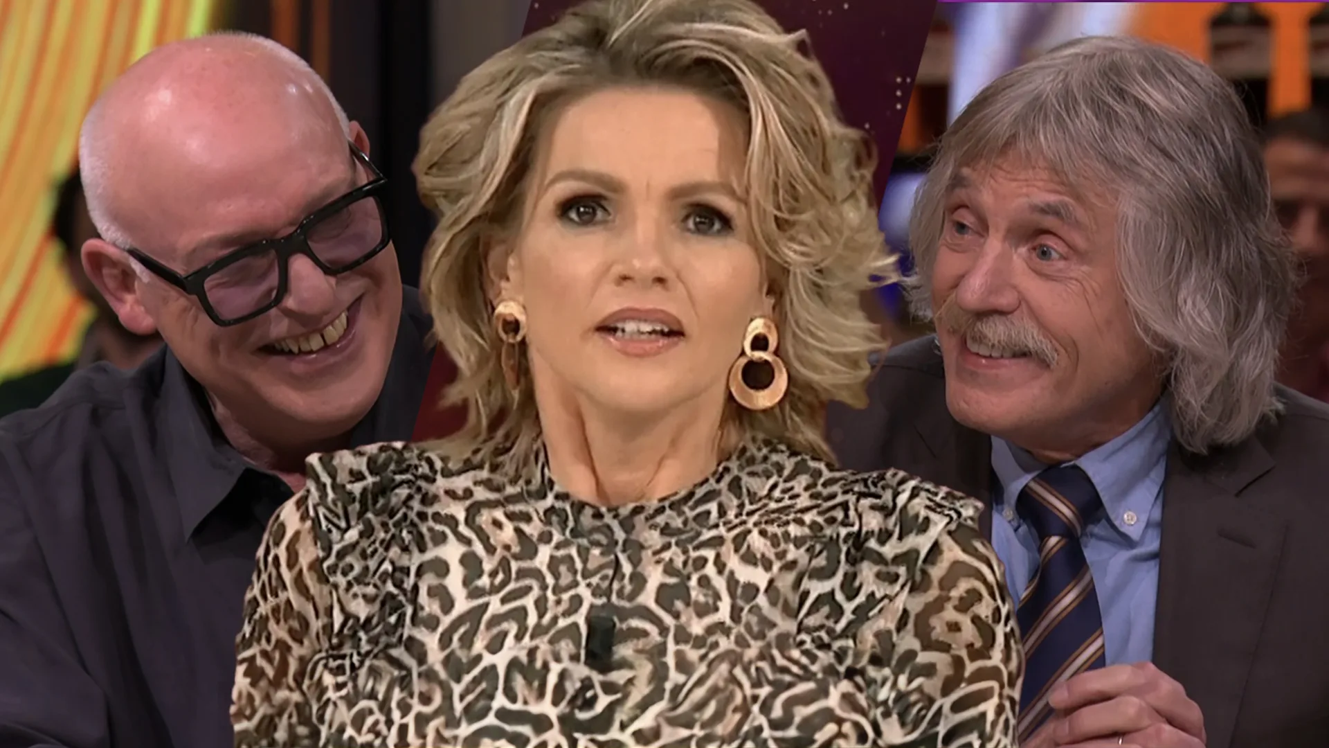 Johan lacht hard om kritiek van Shownieuws-presentatrice: 'Toosje met d'r doosje!'