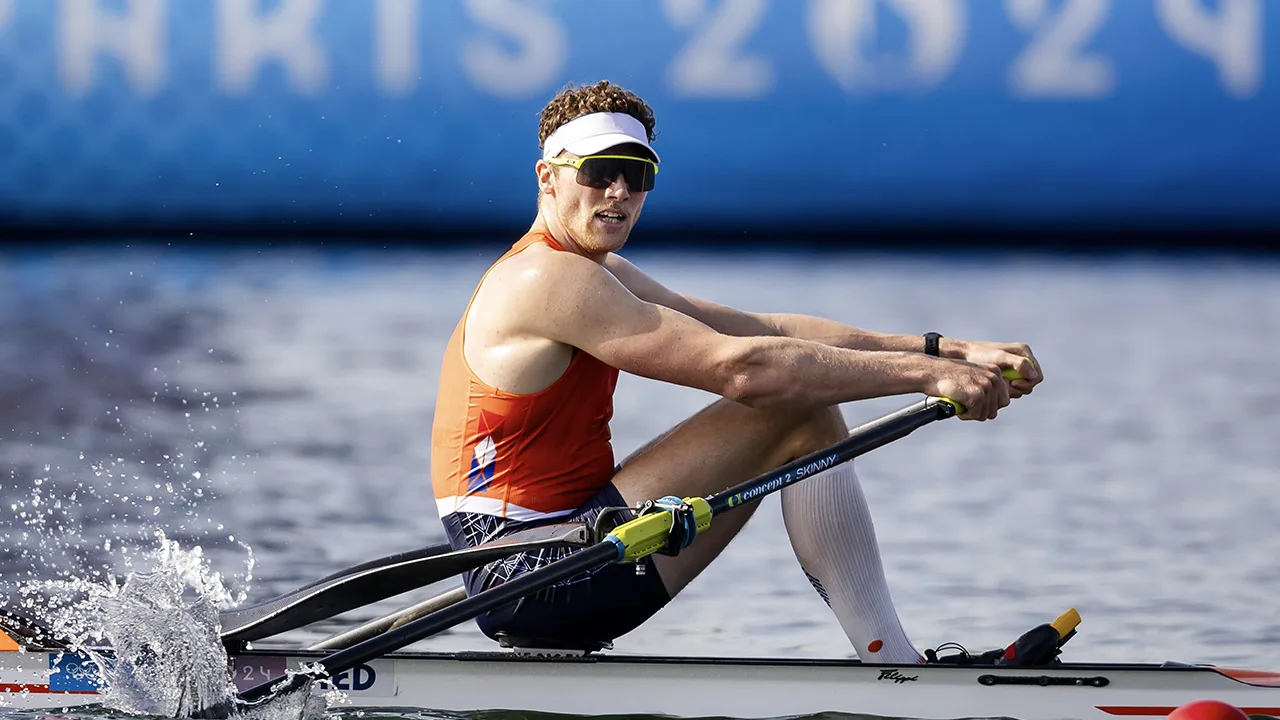 Skiffeur Van Dorp pakt brons en bezorgt roeiploeg achtste medaille