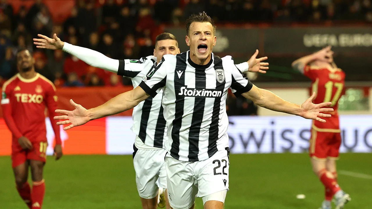 SAMENVATTING: Aberdeen - PAOK (Groepsfase Conference League)