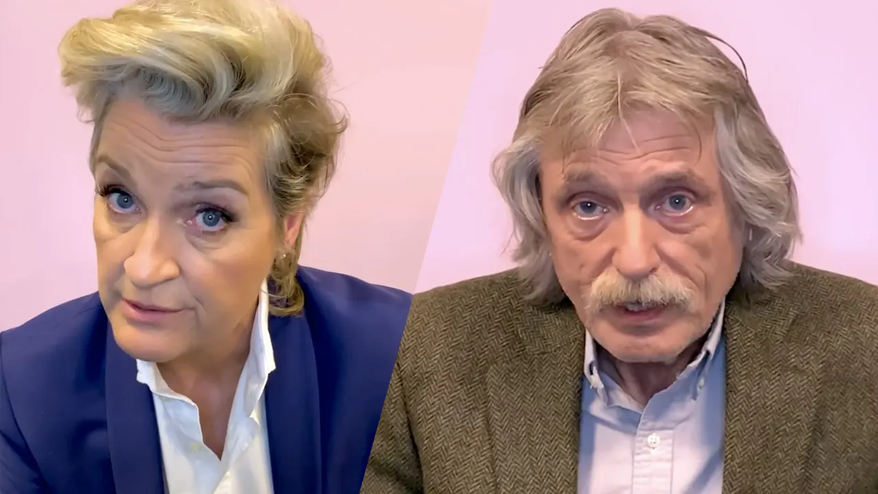 Johan genadeloos voor 'M' in videorubriek van de talkshow