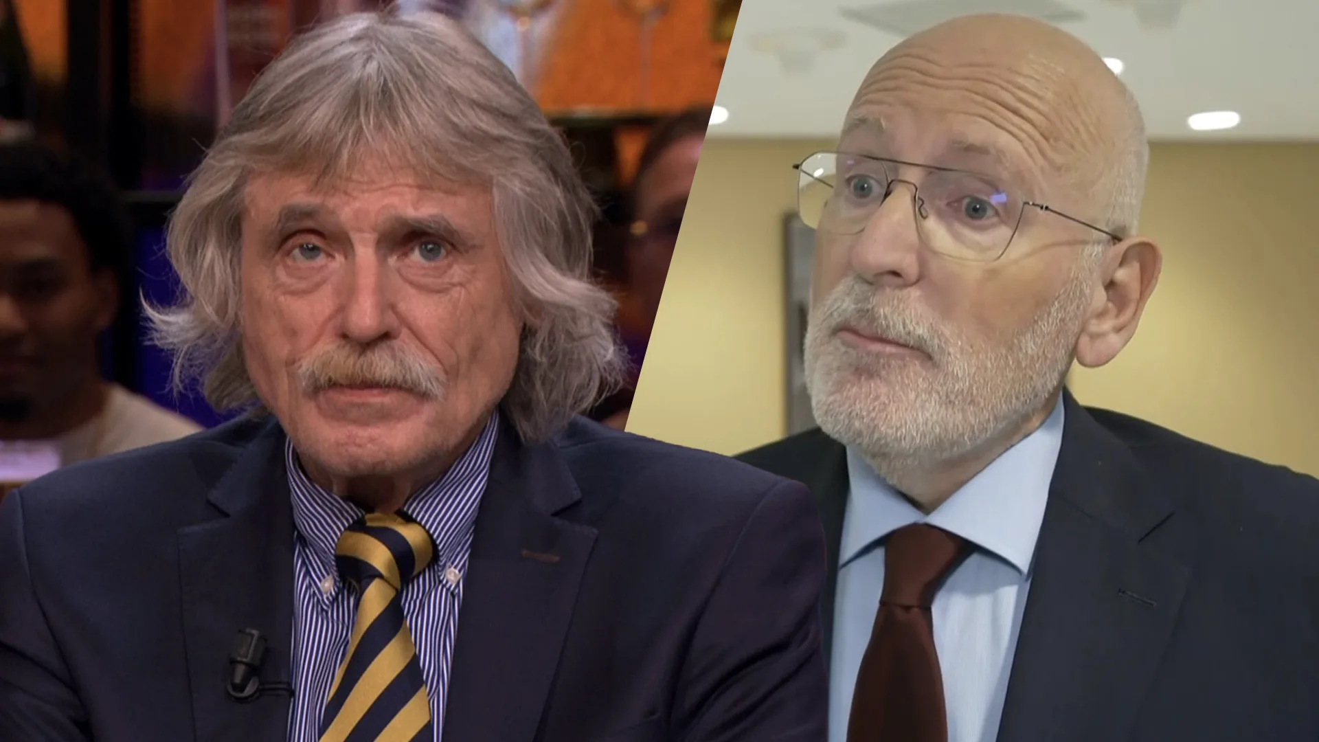 Johan Derksen: 'Frans Timmermans lijkt niet alleen op kabouter Plop, maar praat ook zo!'