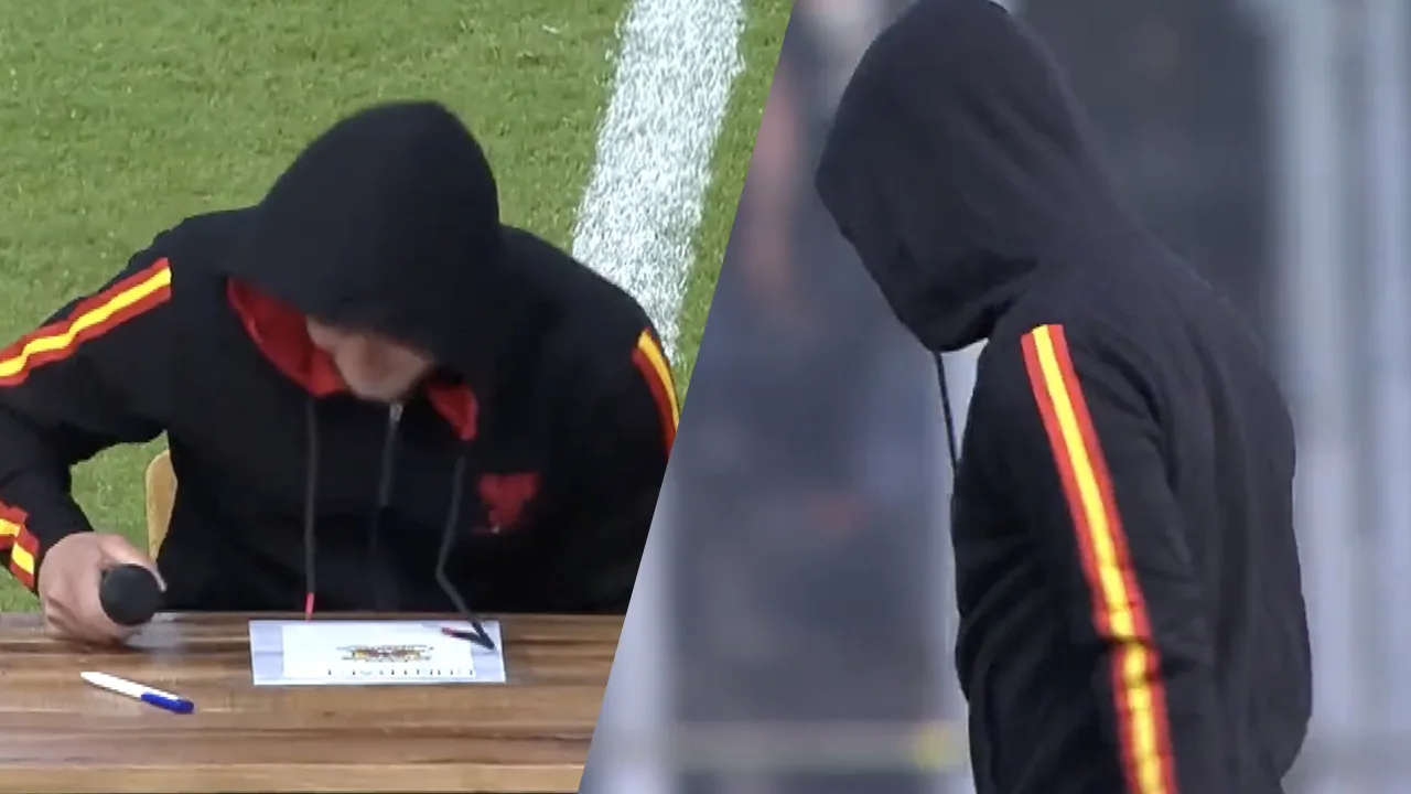 Video: Eagles-aanvoerder met capuchon brengt op middenstip speciale boodschap