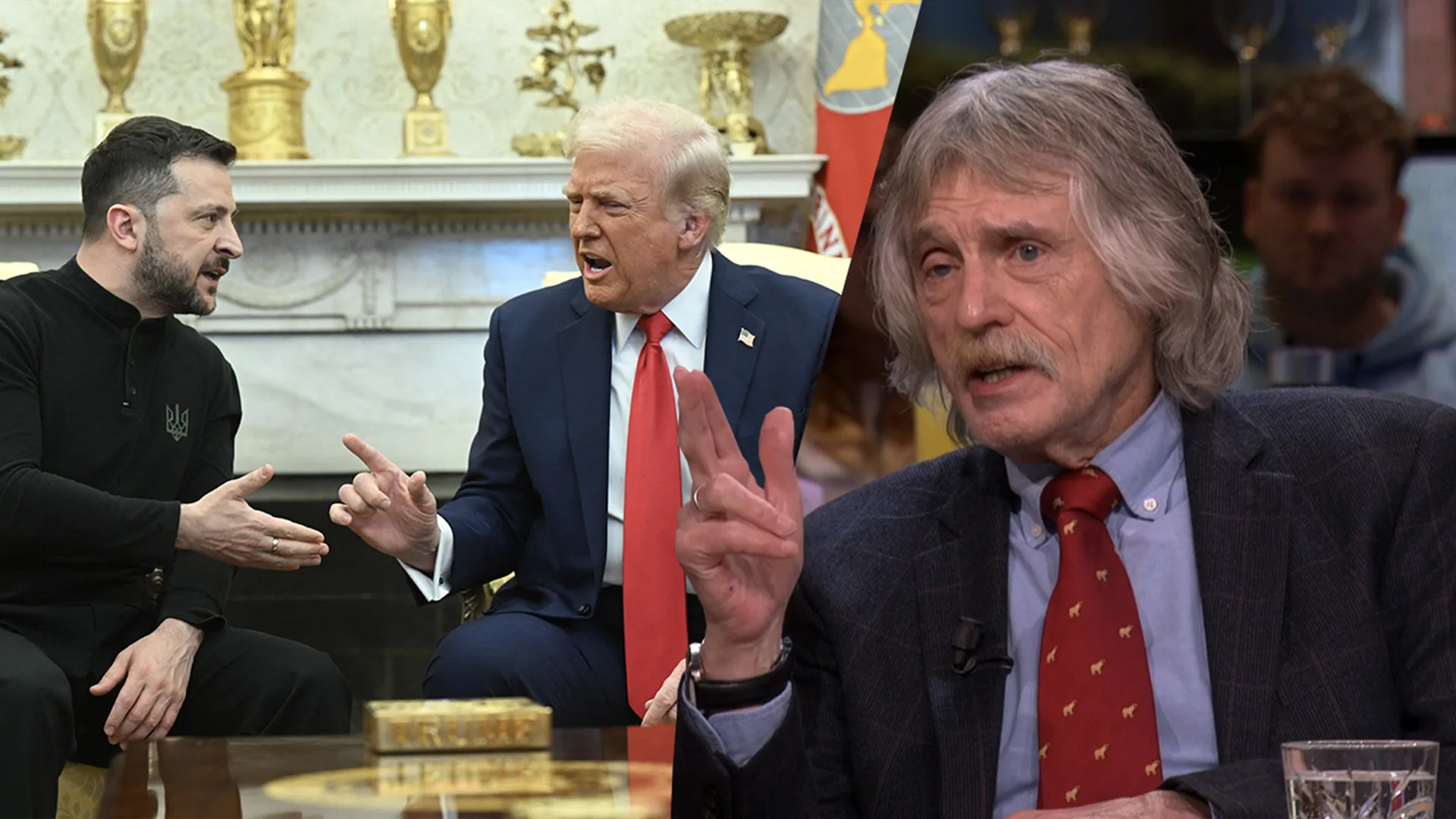 Johan reageert op ruzie tussen Trump en Zelensky: 'Dit kun je verwachten!'