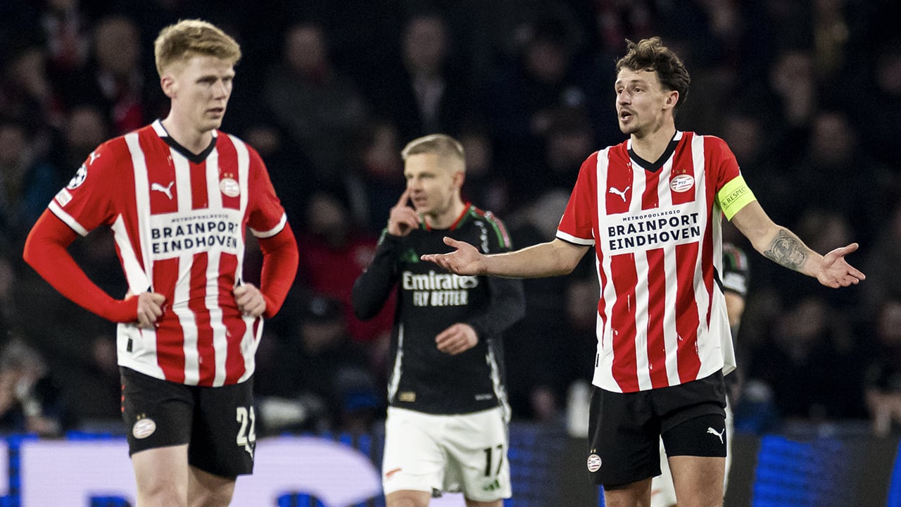 Arsenal vergroot crisis bij PSV met grote zege in achtste finales Champions League