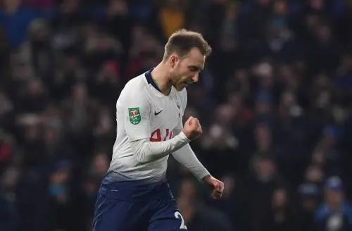 Eriksen leidt Tottenham langs Leicester