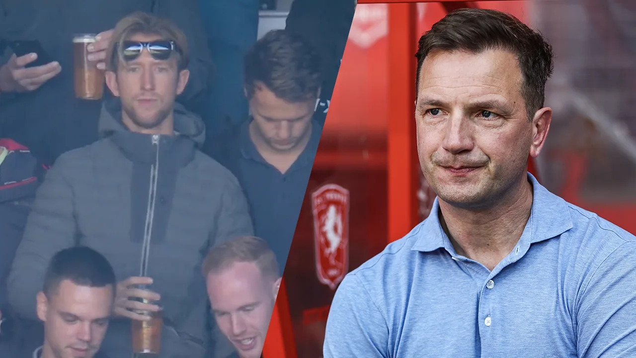 Bruggink niet blij met bierdrinkende Vlap in uitvak bij Heracles: 'Niet heel handig'