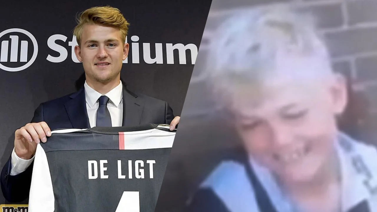 Matthijs de Ligt als kind al fan van Juventus