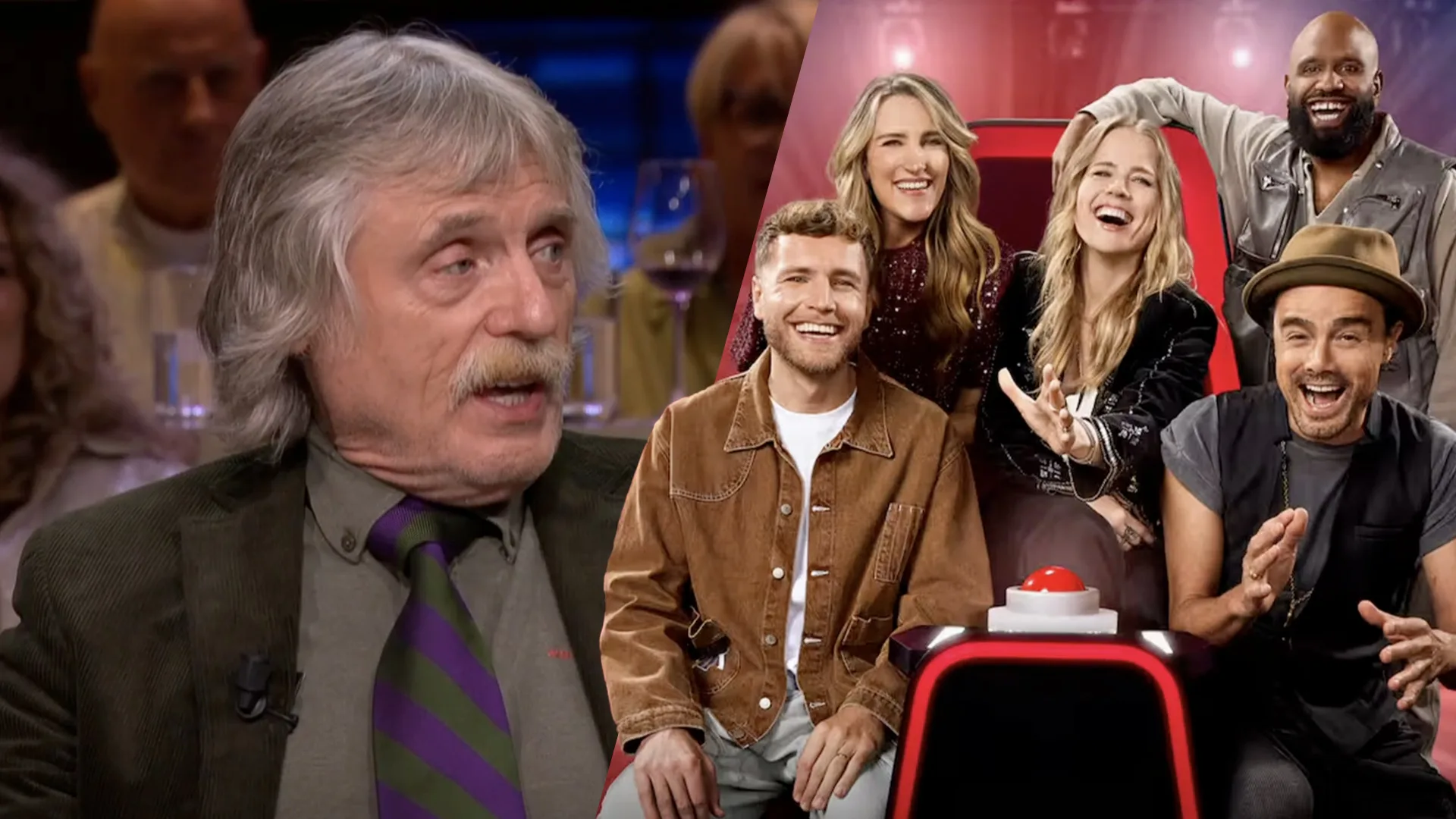 Johan Derksen over coaches van The Voice of Holland: 'Minachting van het publiek!'
