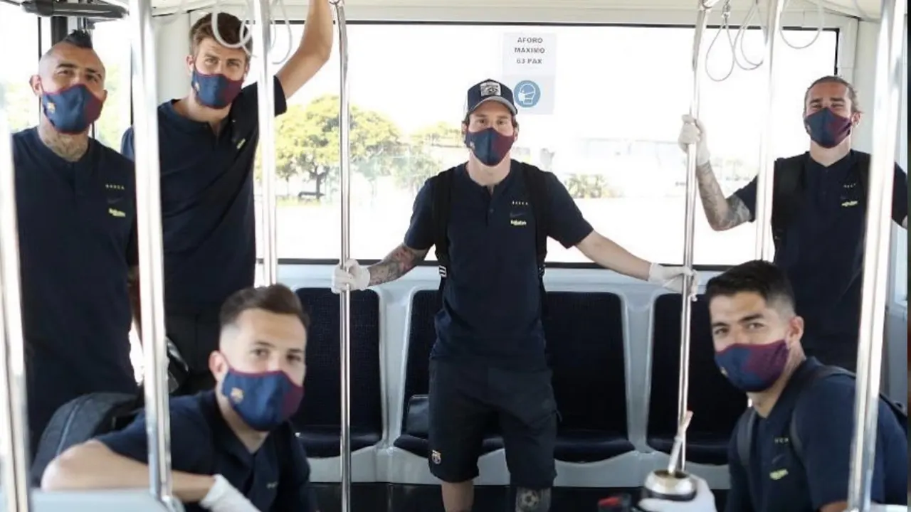 Messi en consorten gaan coronaproof richting Mallorca voor hervatting competitie