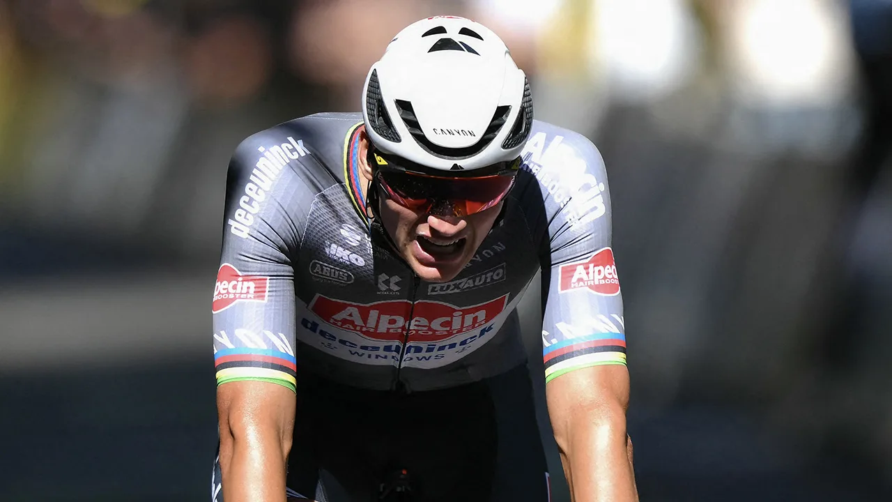 Van der Poel niet topfit voor vijftiende etappe van de Tour de France: 'Ik herstel niet zo goed...'