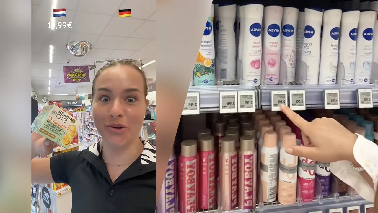 Duitse vrouw gaat viraal met video in Nederlandse Kruidvat: 'Alles is meer dan twee keer zo duur!'