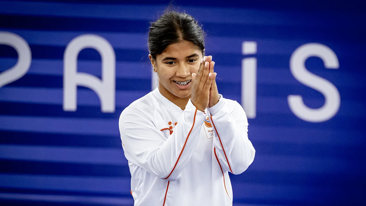 Nederlandse Sardjoe wint allereerste breaking-duel ooit op Spelen