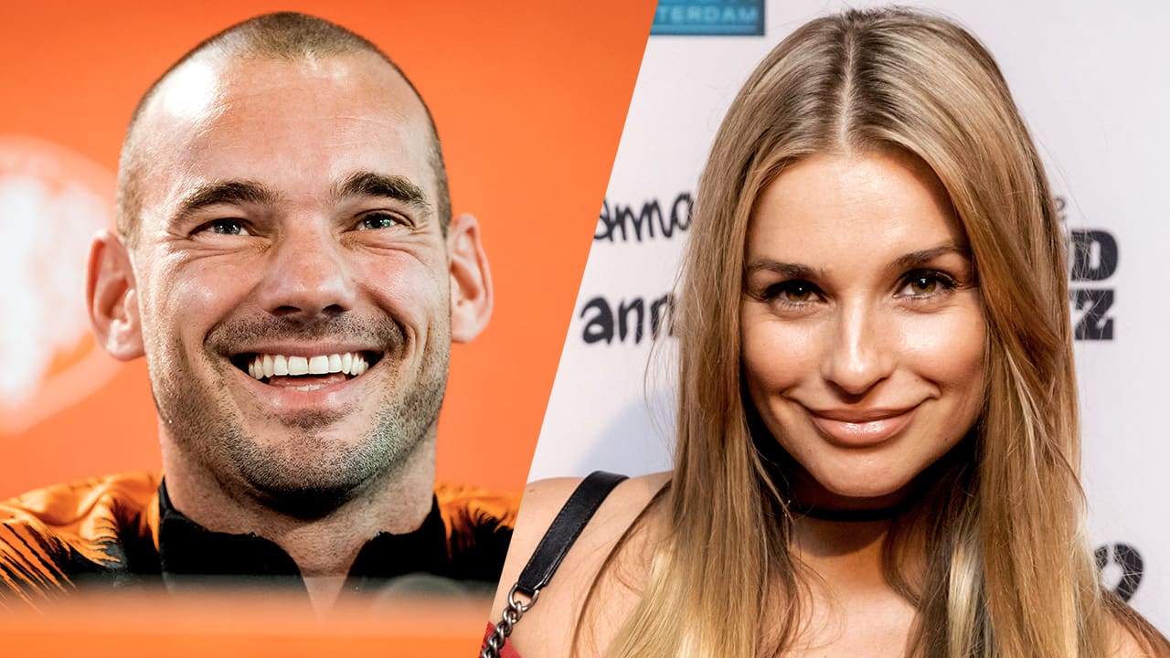 'Wesley Sneijder aan het daten met Gaby Blaaser'