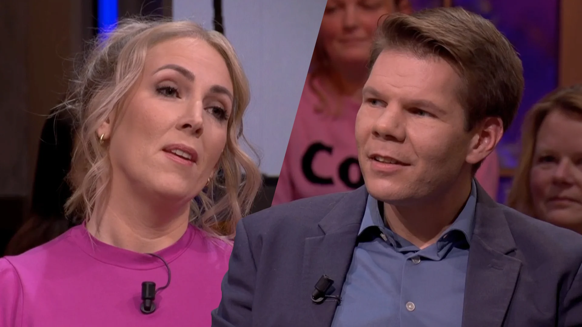 'Als jij serieus genomen wil worden, zou je niet in zo'n programma moeten gaan zitten!'