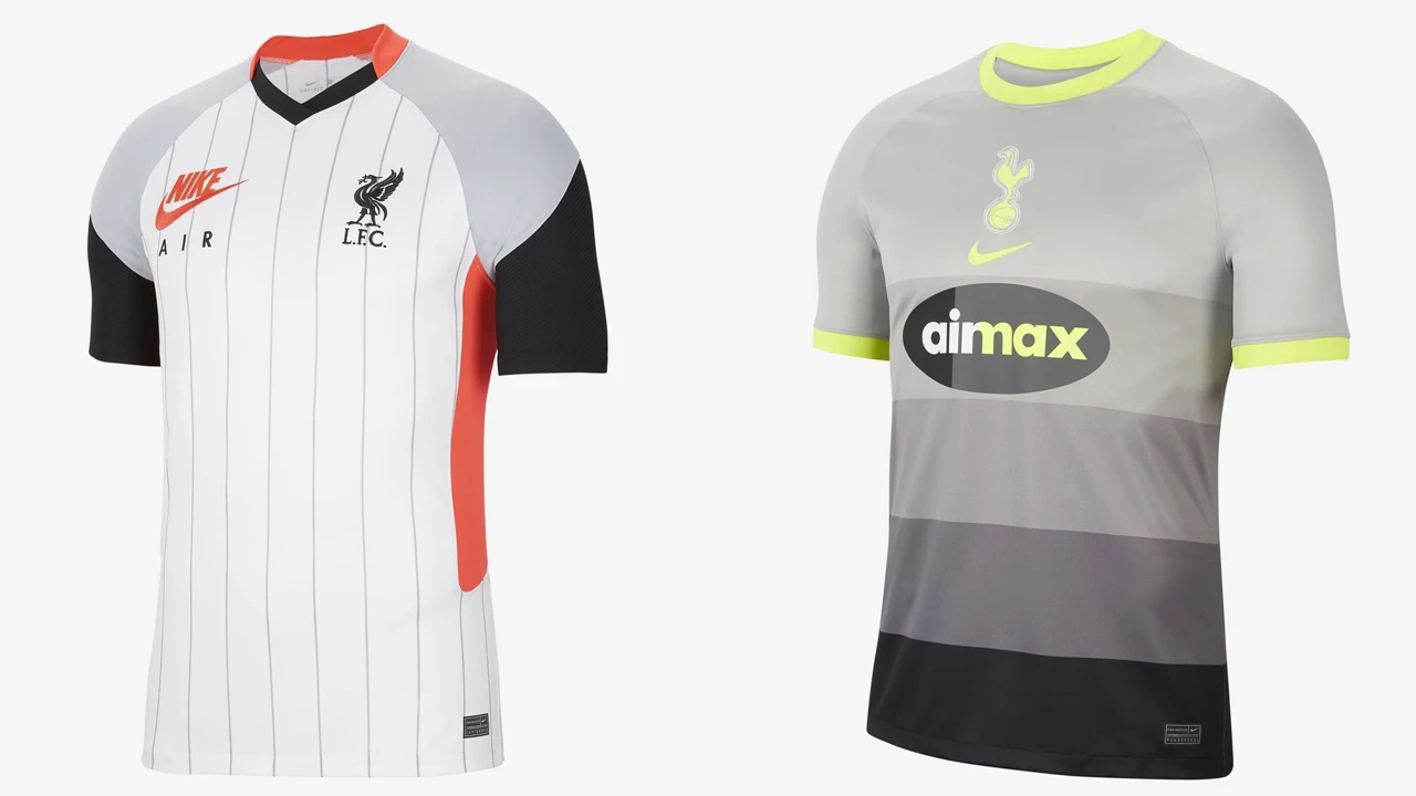 Nike lanceert op Air Max geïnspireerde voetbalshirts