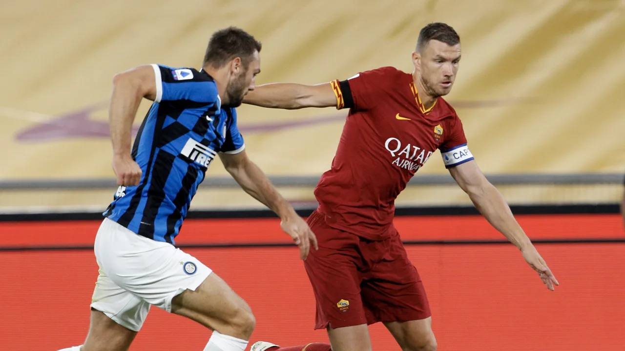 Inter verspeelt punten bij AS Roma