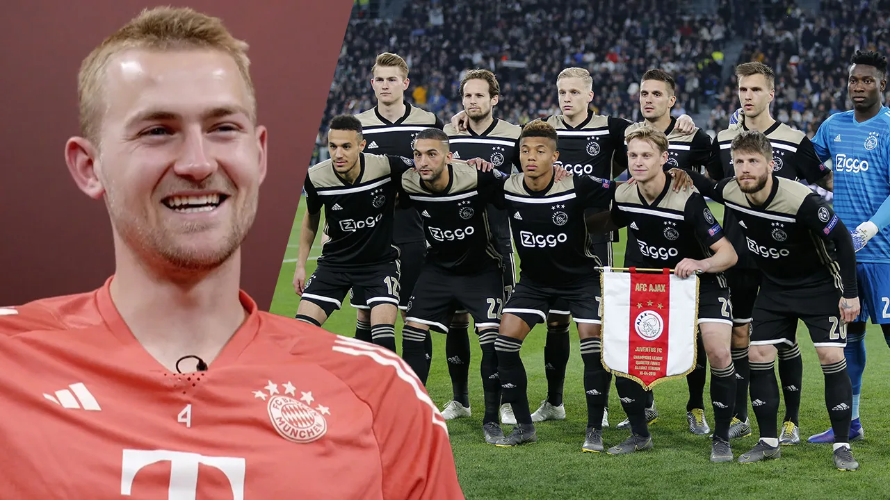 Matthijs de Ligt hoopt ooit weer voor Ajax te spelen: ‘Dan nemen we de hele groep uit 2019 mee’