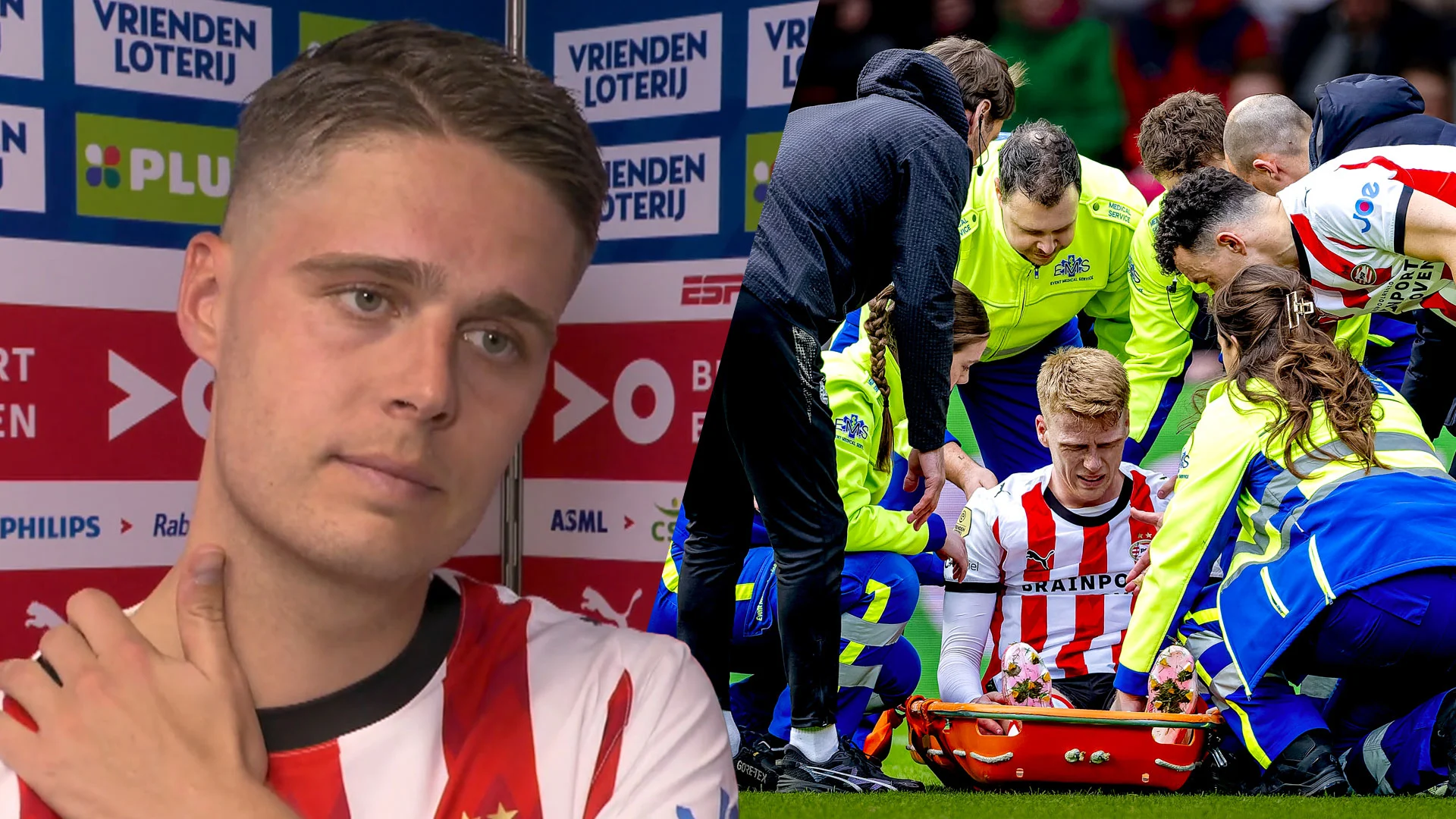 Joey Veerman aangedaan door blessure Jerdy Schouten: 'Hij zit huilend in de kleedkamer'