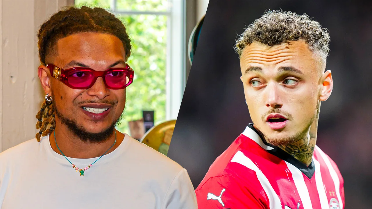PSV'er Noa Lang maakt track met rapper Ronnie Flex