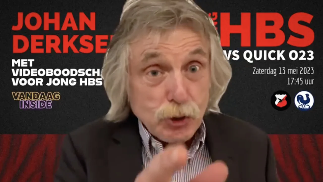 Johan wenst amateurteam op geheel eigen wijze succes: 'Daar moet je niet bij willen horen!'