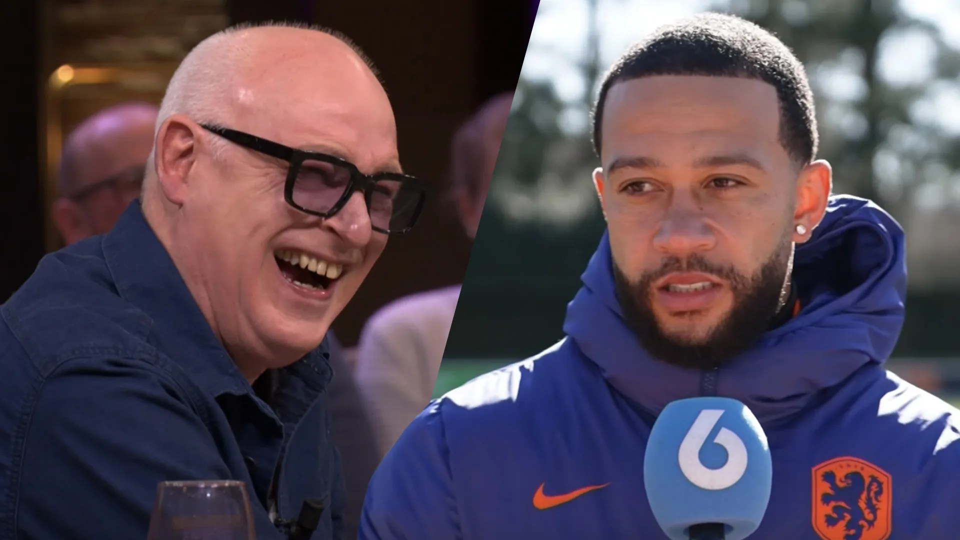 René lacht om interview Memphis: 'Hij is niet de denker des vaderlands, hè!' 
