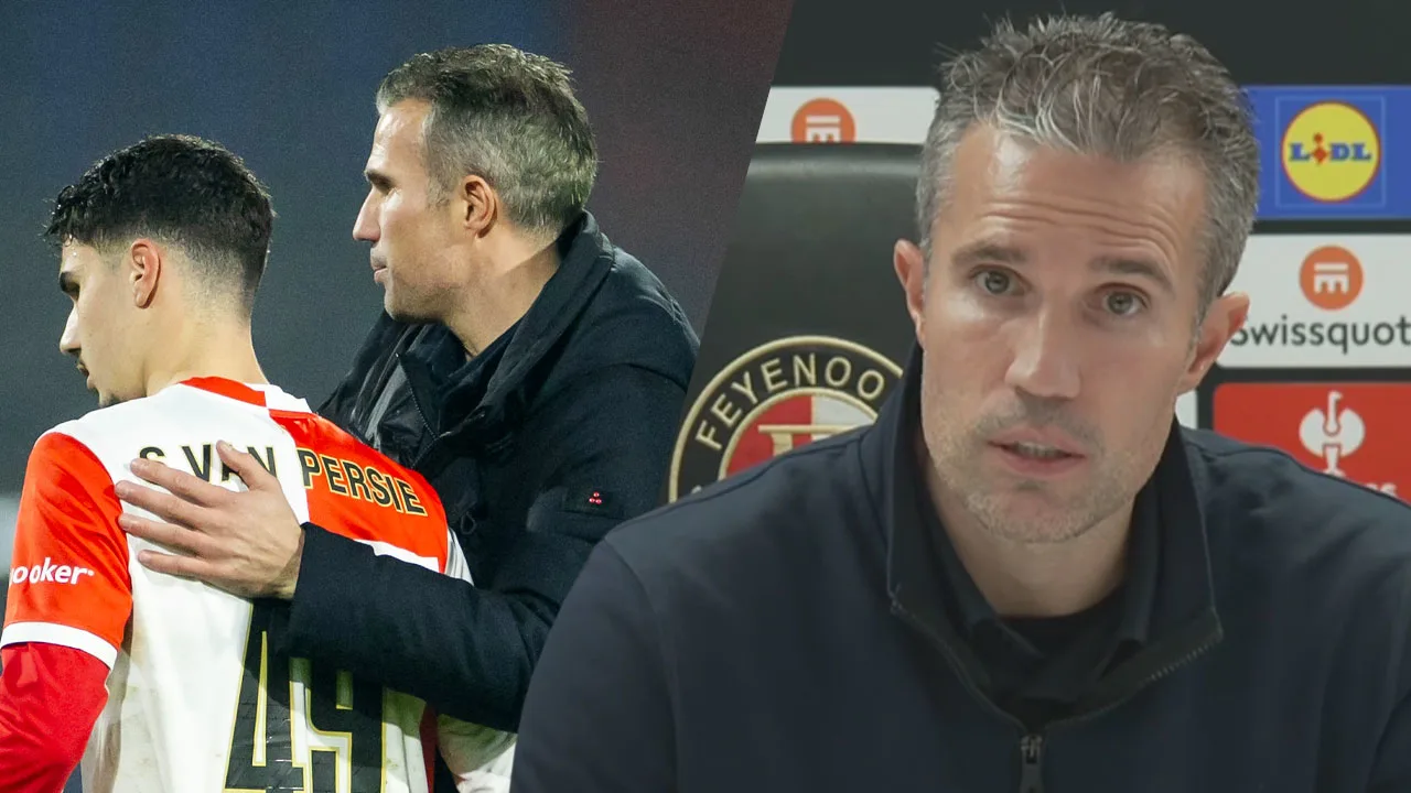 Robin van Persie trots na debuut van zoon Shaqueel bij Feyenoord: 'Mooi moment!'