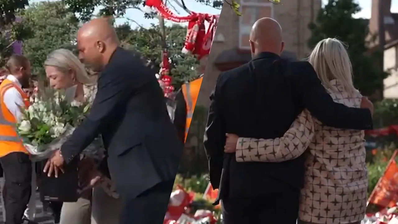 Video: Slot eert overleden Diogo Jota met bloemen bij start voorbereiding Liverpool