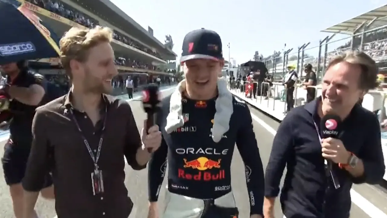 Max Verstappen vóór race al met PSV bezig: ‘5-2, mijn dag kan niet meer stuk!’