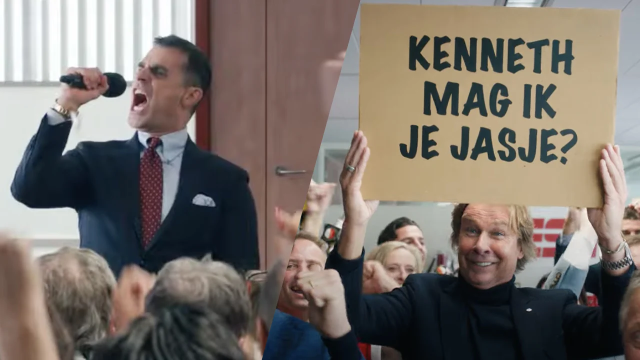 Ook Hans Kraay jr. te zien in ESPN-commercial: 'Kenneth, mag ik je jasje?'
