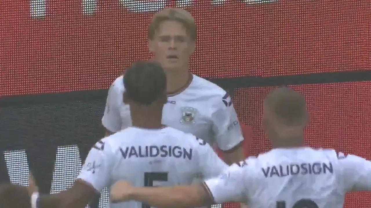 Videogoal: Søren Tengstedt zet Go Ahead Eagles op voorsprong tegen SK Brann! 