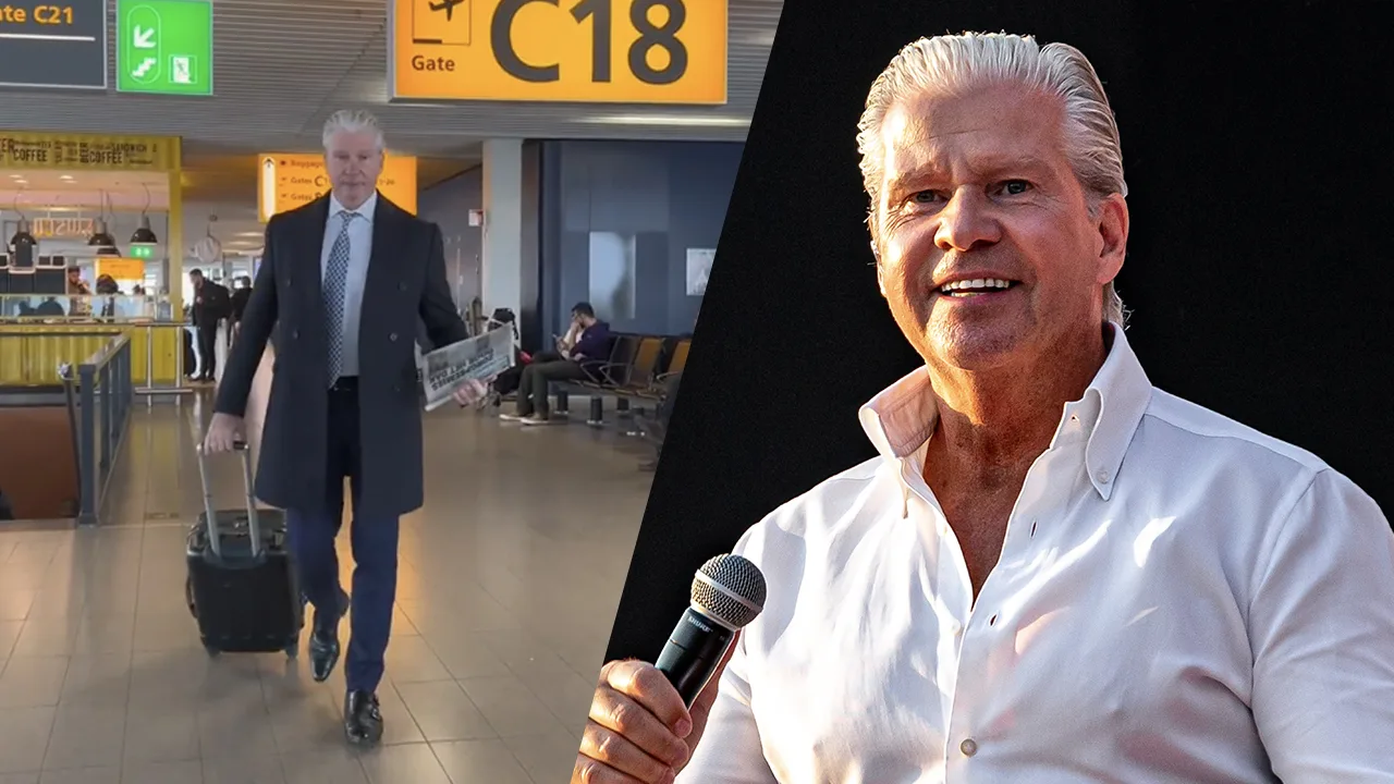 Dries Roelvink uitgeroepen tot best geklede passagier van Schiphol