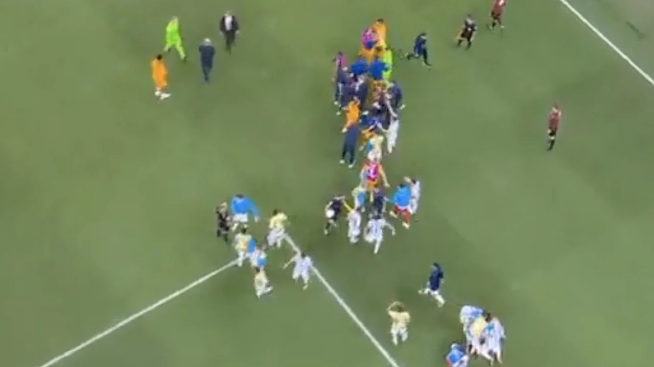 Video: Dronebeelden tonen laatste fase van strafschoppenserie Oranje-Argentinië