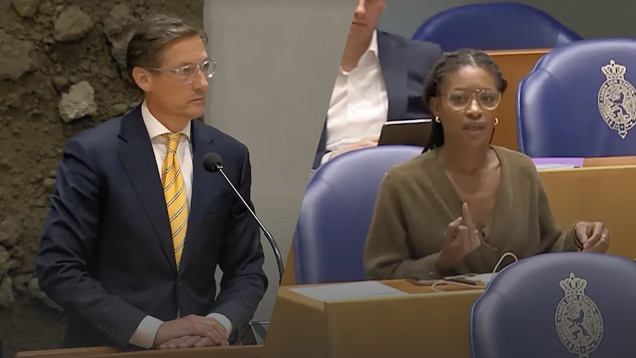 Video: Sylvana Simons steekt tijdens debat middelvinger op naar Joost Eerdmans
