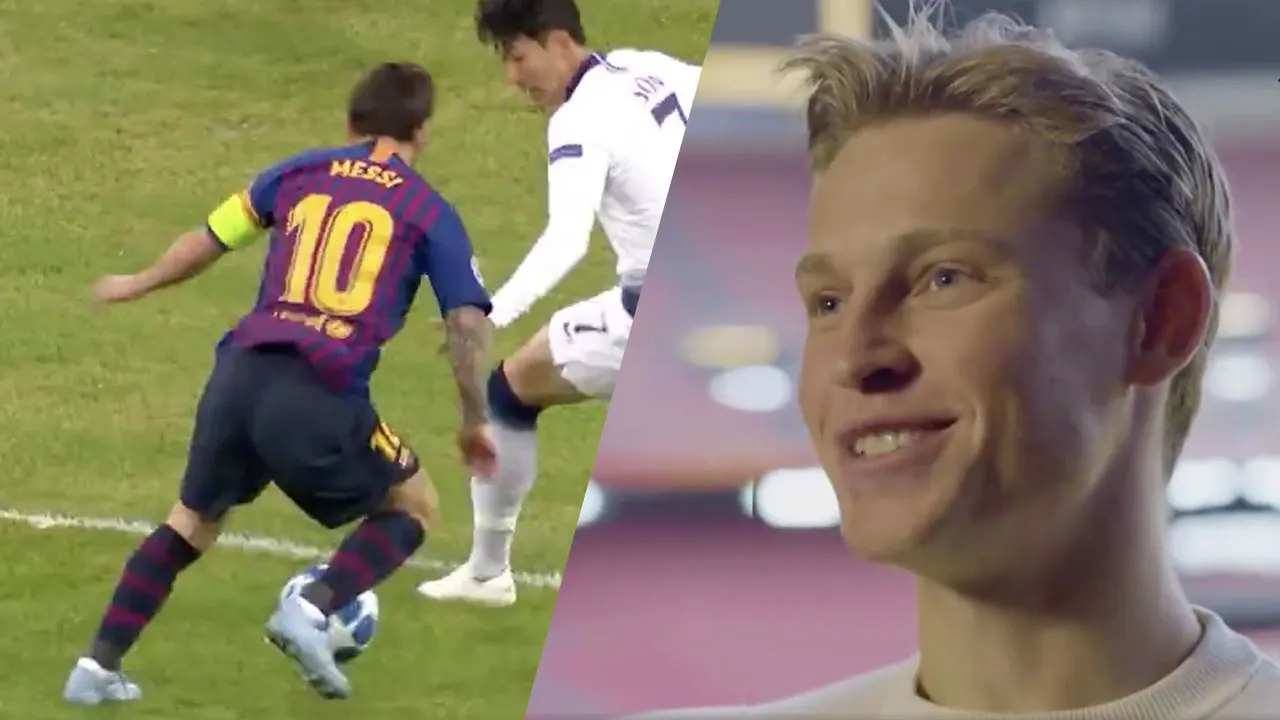 Frenkie de Jong beschrijft Messi: 'The greatest player ever'