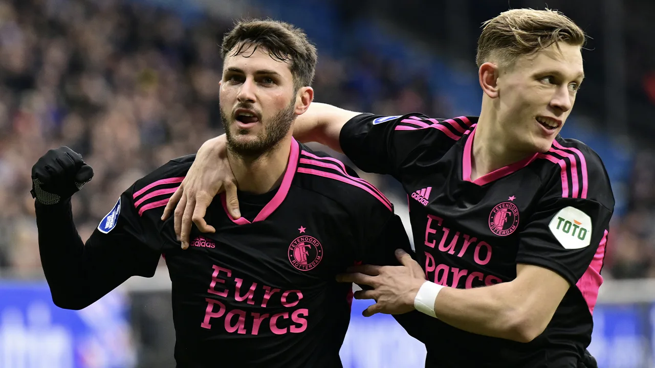 Feyenoord herovert koppositie na zege in Heerenveen