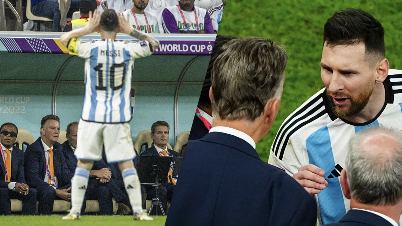 Lionel Messi heeft spijt van confrontaties met Van Gaal en Weghorst