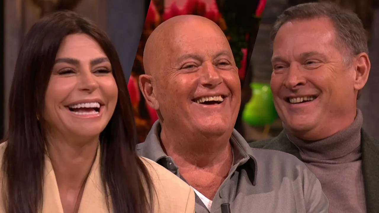 Olcay Gulsen, Jack van Gelder en Albert Verlinde donderdag aan tafel bij De Oranjezomer!