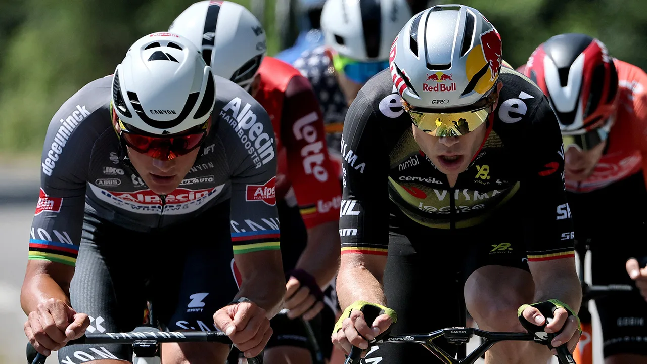 Van der Poel grijpt net naast nieuwe ritzege in Tour; etappewinst voor Abrahamsen