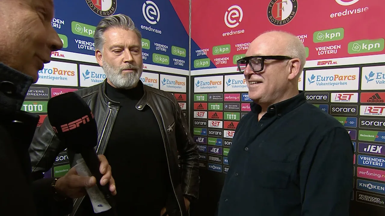 René en Dennis van der Gijp onder de indruk van eerbetoon aan overleden Cor van der Gijp