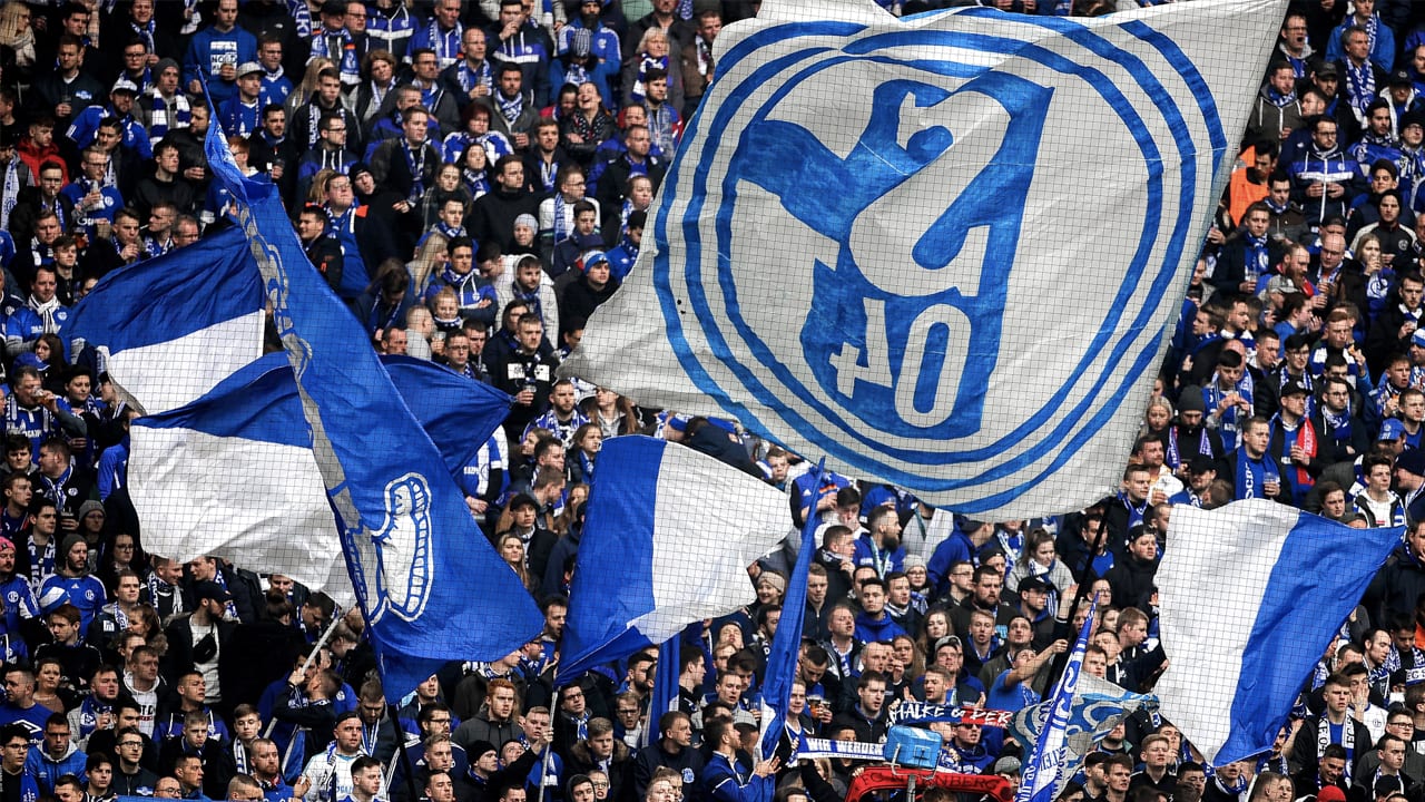 Fans Schalke in actie voor terugkeer trainer Rangnick