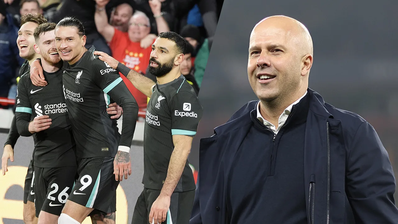 Invaller Nuñez redt met late treffers in blessuretijd Liverpool en Slot