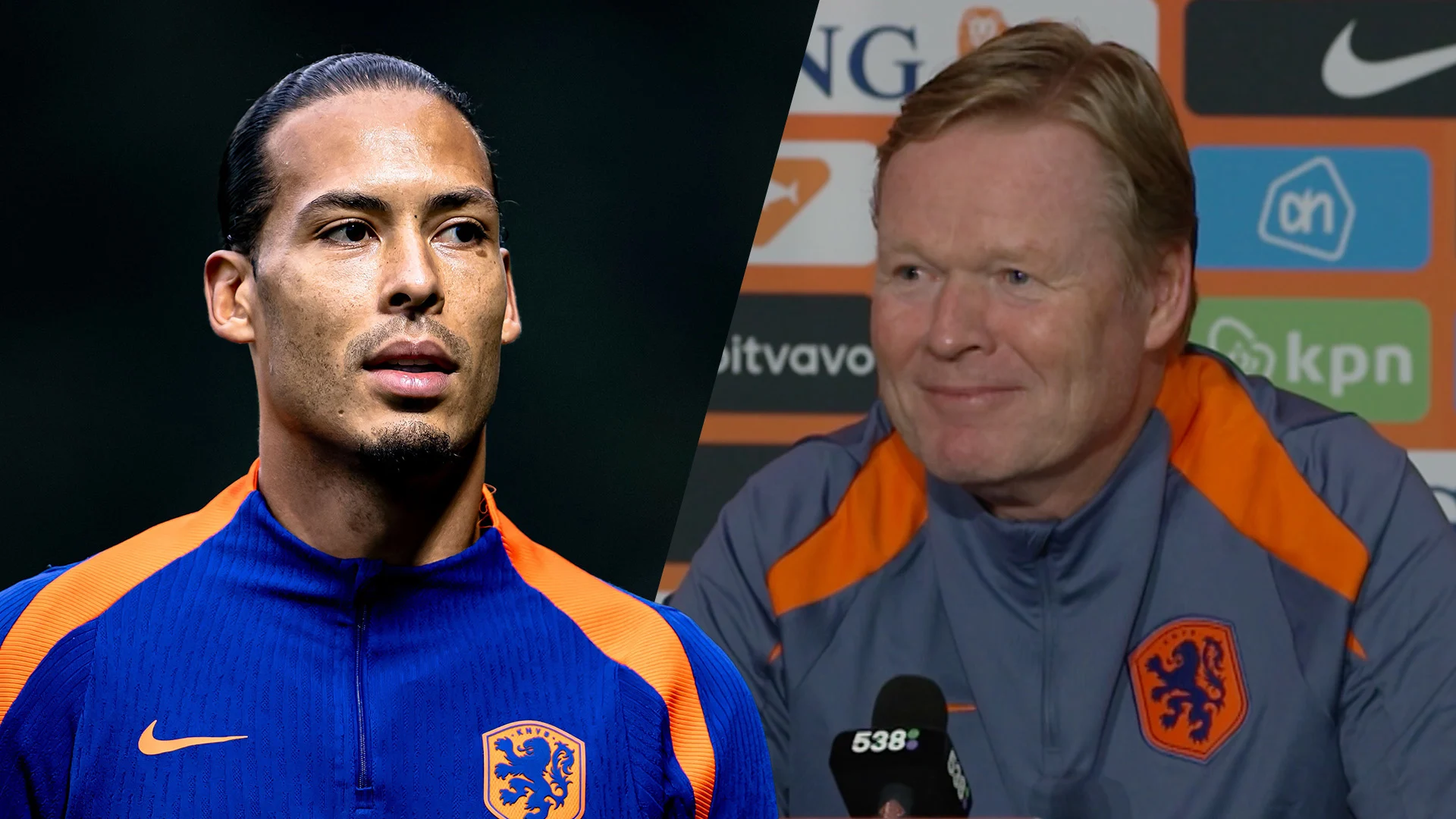 Koeman wil het uiterste halen uit Van Dijk: 'Je moet hem af en toe achter de broek aanzitten'