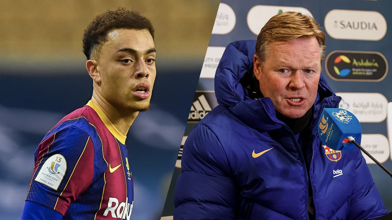 Koeman kritisch op Dest: 'Het moet allemaal wel wat agressiever'