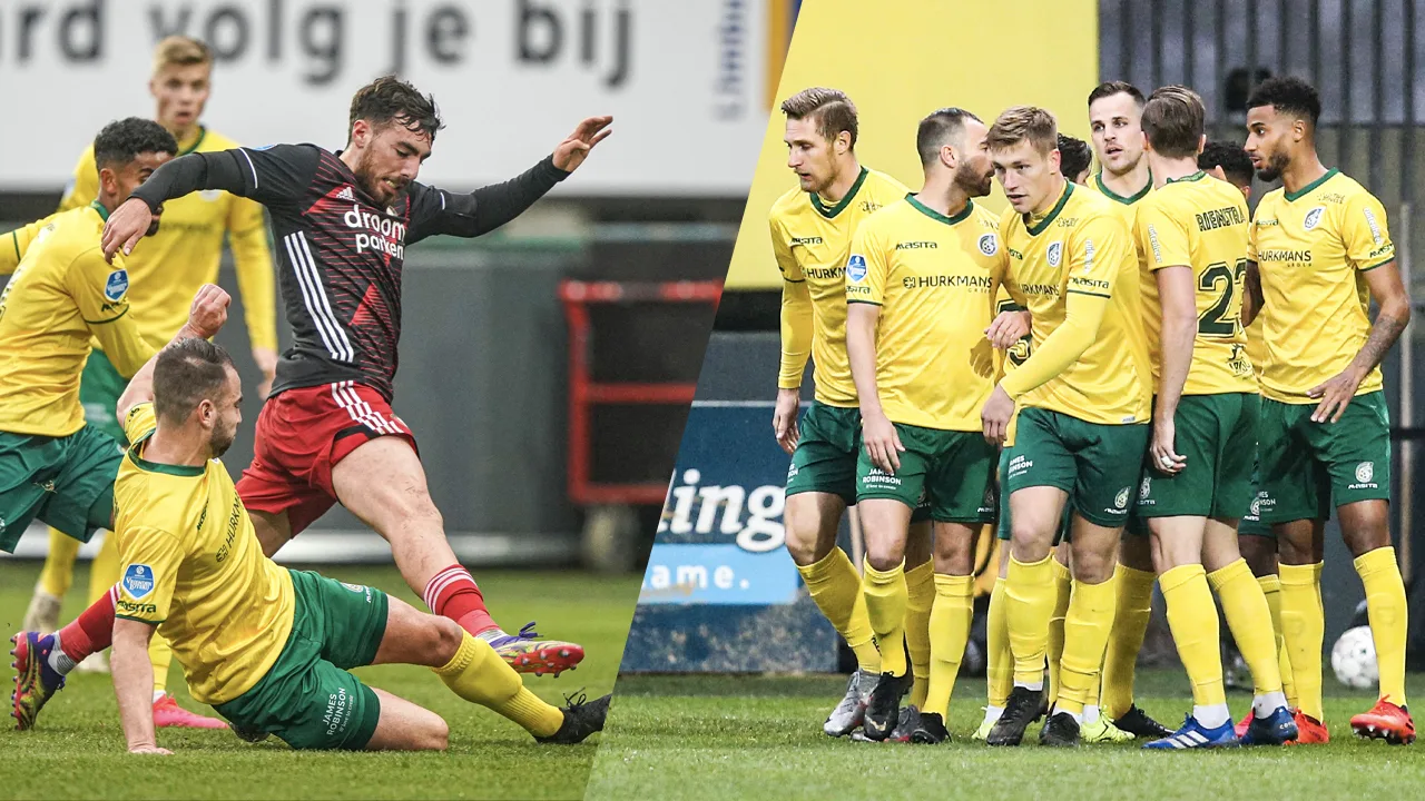 Feyenoord na 30 seconden op achterstand en rood voor Kökcü in 13e minuut
