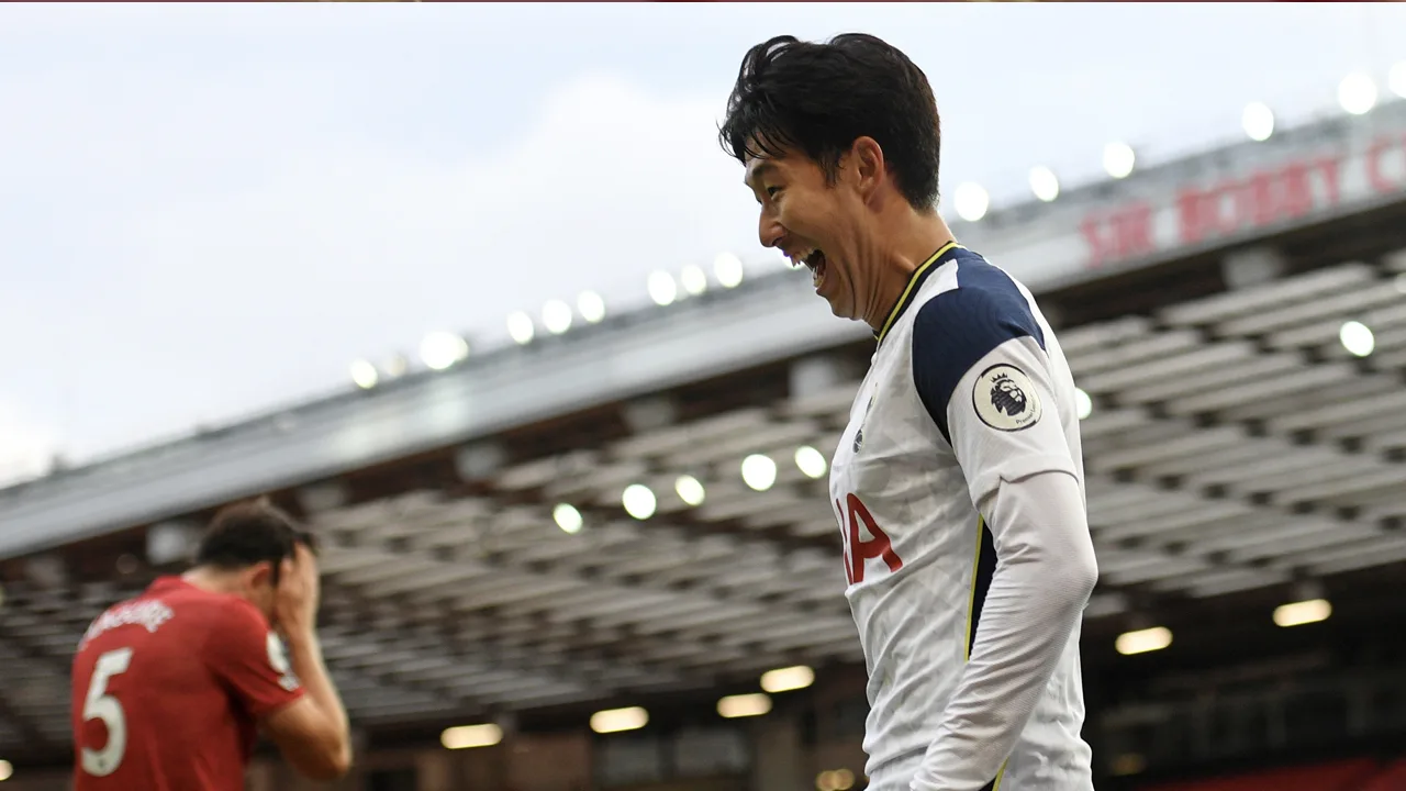 Tottenham Hotspur vernedert Manchester United op Old Trafford