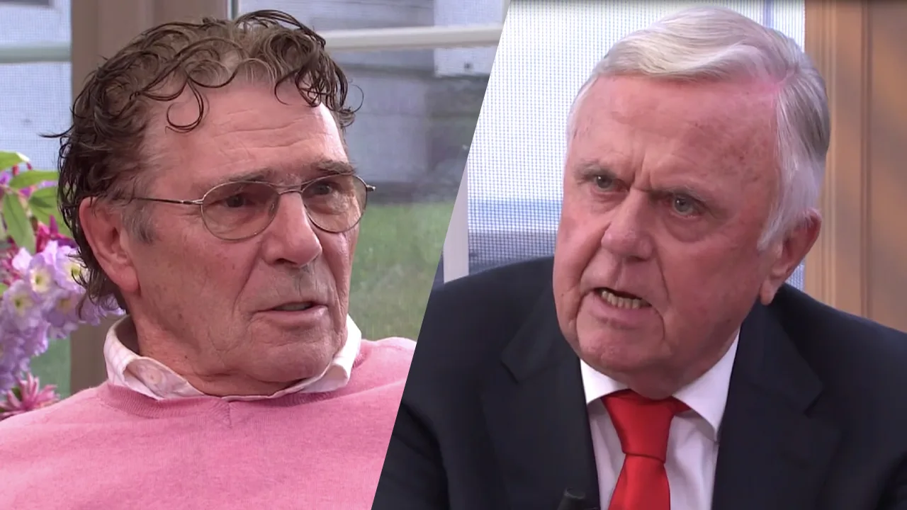 Van Hanegem tegen Harry Mens: 'Je valt me elke keer in de rede!'