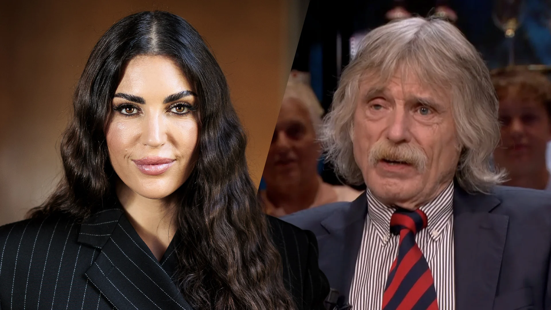 Johan Derksen over Yolanthe Cabau: 'Bezopen hoe dat meisje naast haar schoenen loopt!'